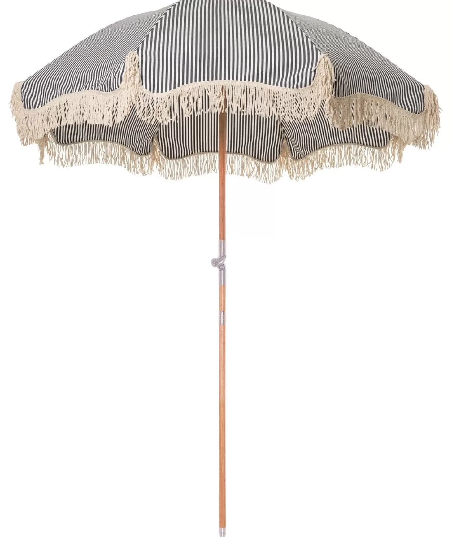 Premium Beach Umbrellas>Business & Pleasure Co. The Premium Beach Umbrella - Lauren'S Navy Stripe