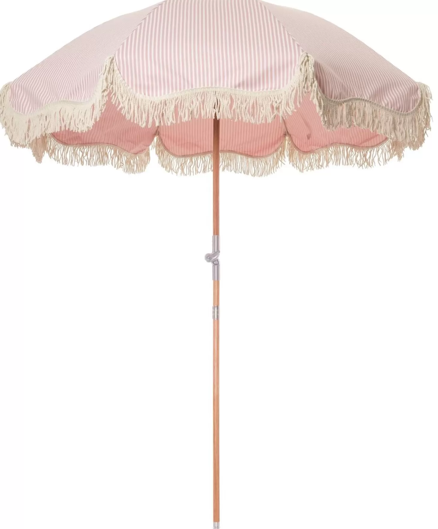 Premium Beach Umbrellas>Business & Pleasure Co. The Premium Beach Umbrella - Lauren'S Pink Stripe