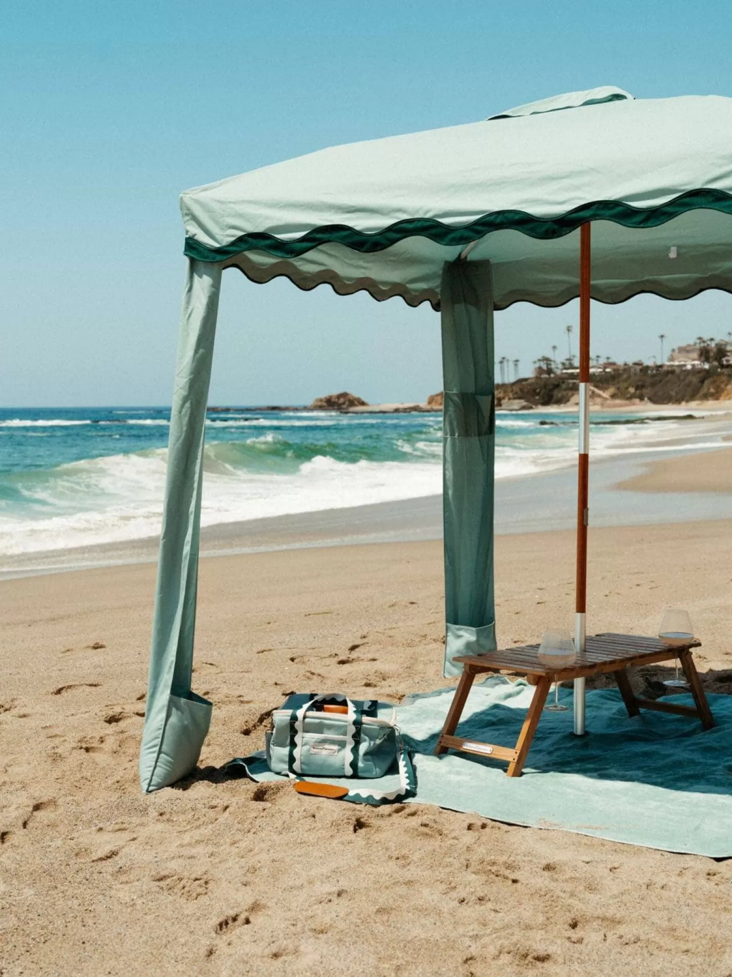 Cabanas & Tents>Business & Pleasure Co. The Premium Cabana - Rivie Green