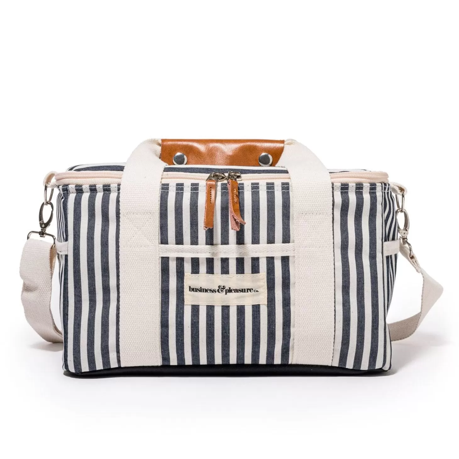 Premium Cooler Bags>Business & Pleasure Co. The Premium Cooler Bag - Lauren'S Navy Stripe