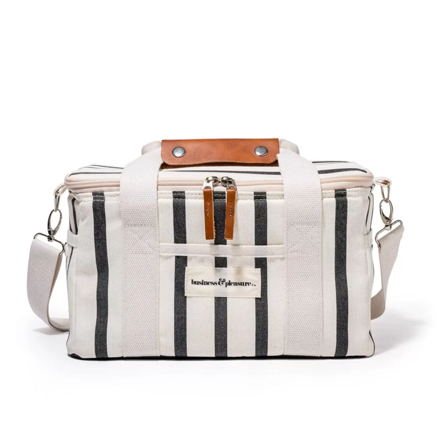 Premium Cooler Bags>Business & Pleasure Co. The Premium Cooler Bag - Monaco Black Stripe