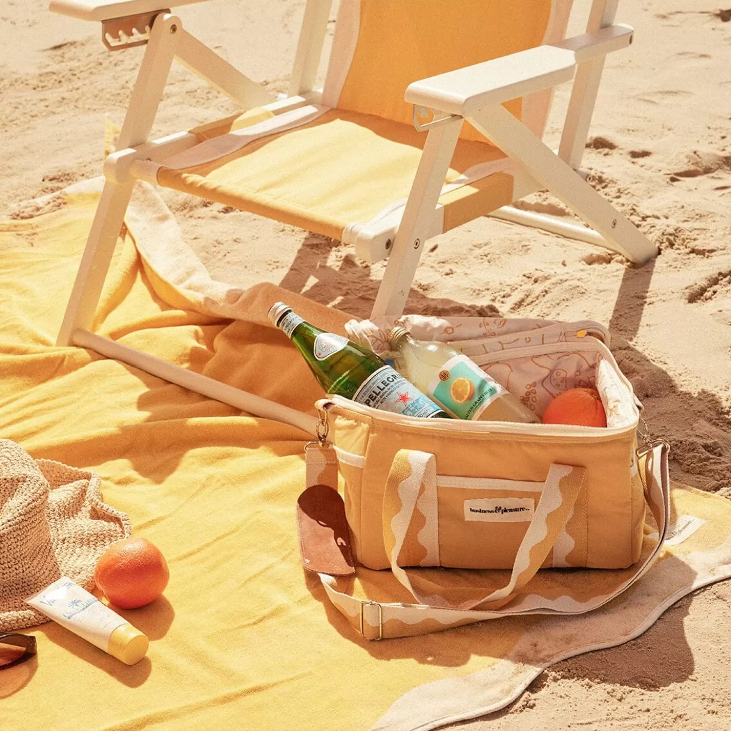 Premium Cooler Bags>Business & Pleasure Co. The Premium Cooler Bag - Rivie Mimosa