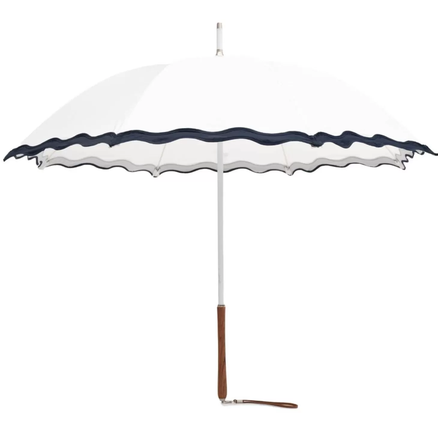 Rain Umbrellas>Business & Pleasure Co. The Rain Umbrella - Rivie White