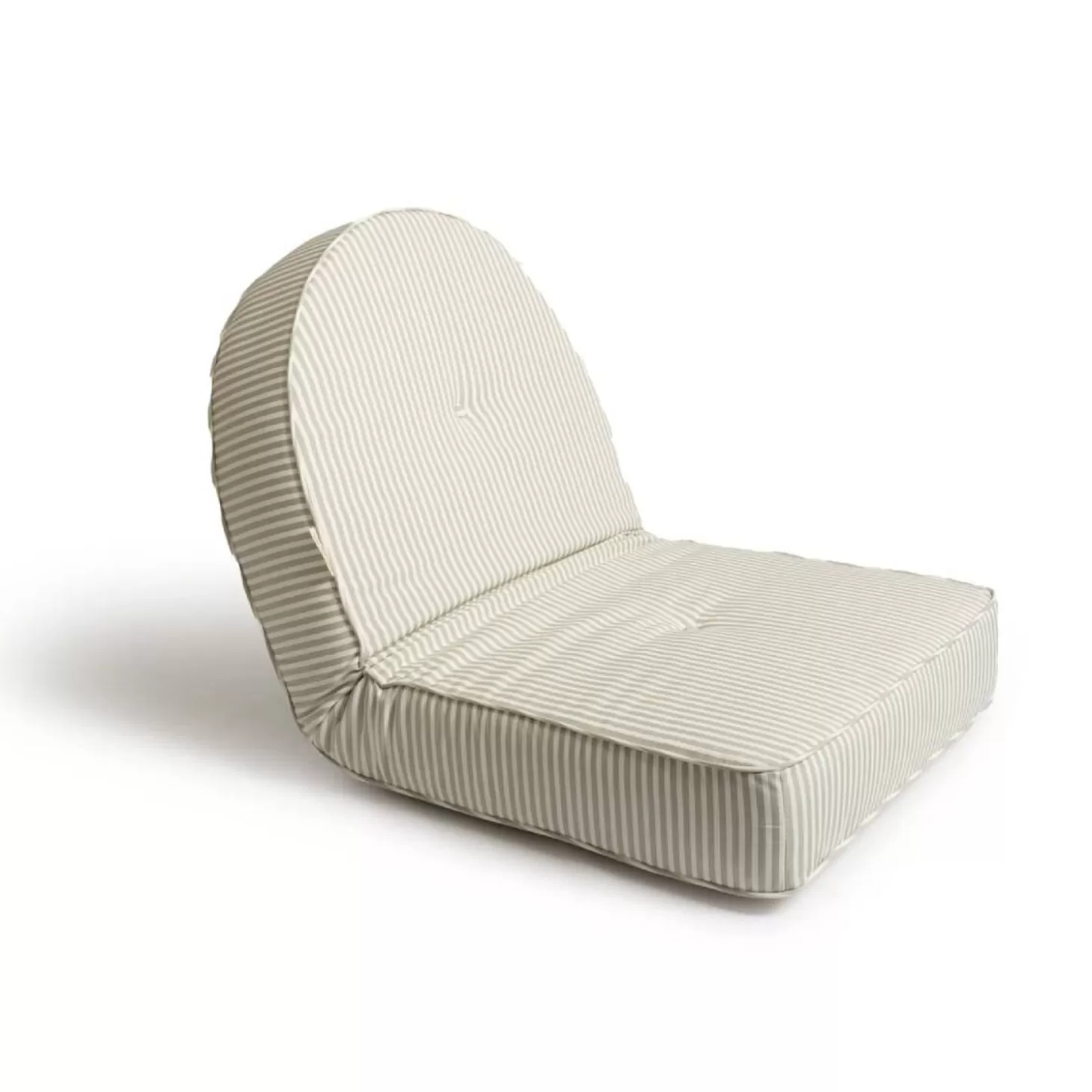 Outdoor Cushions>Business & Pleasure Co. The Reclining Pillow Lounger - Lauren'S Sage Stripe