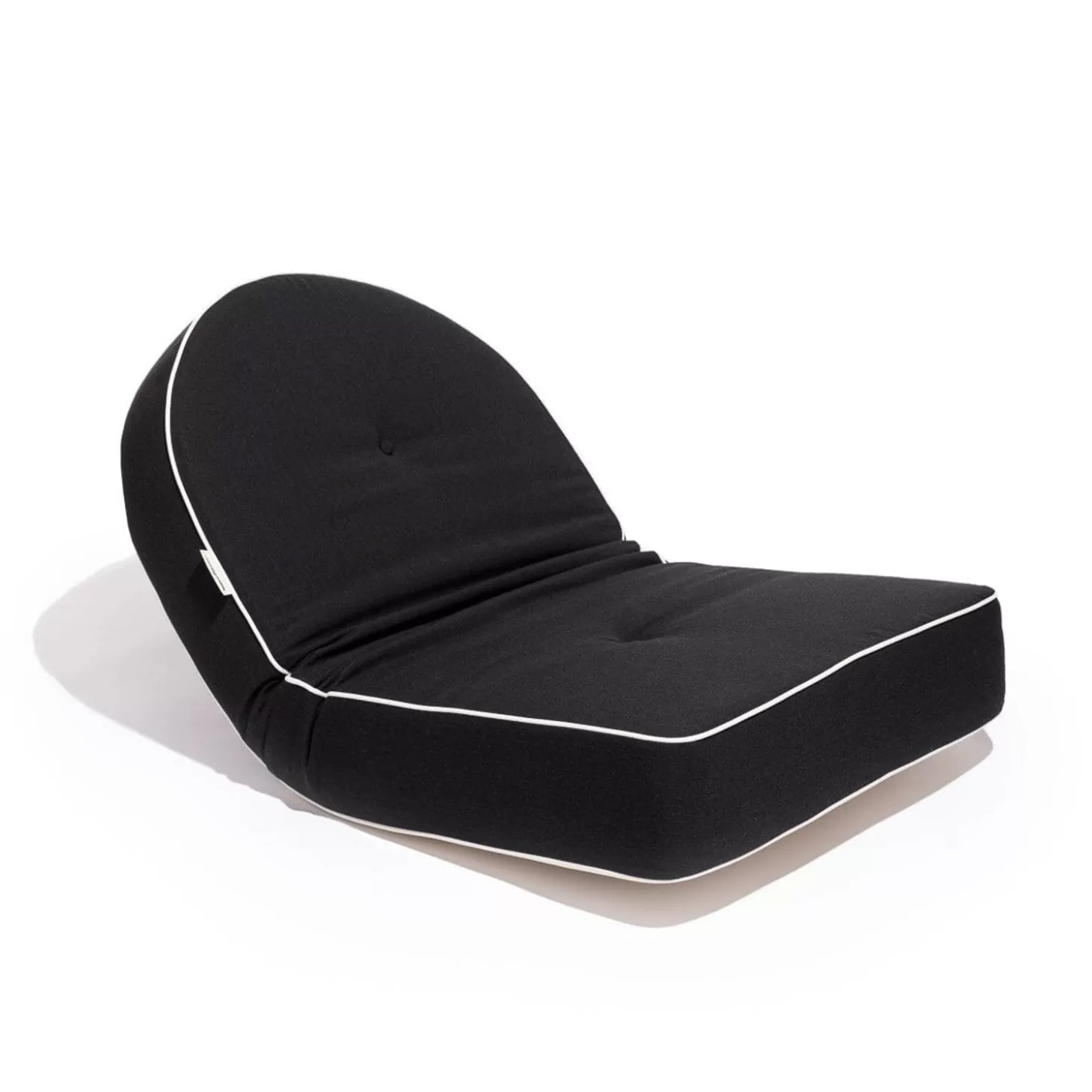 Outdoor Cushions>Business & Pleasure Co. The Reclining Pillow Lounger - Rivie Black