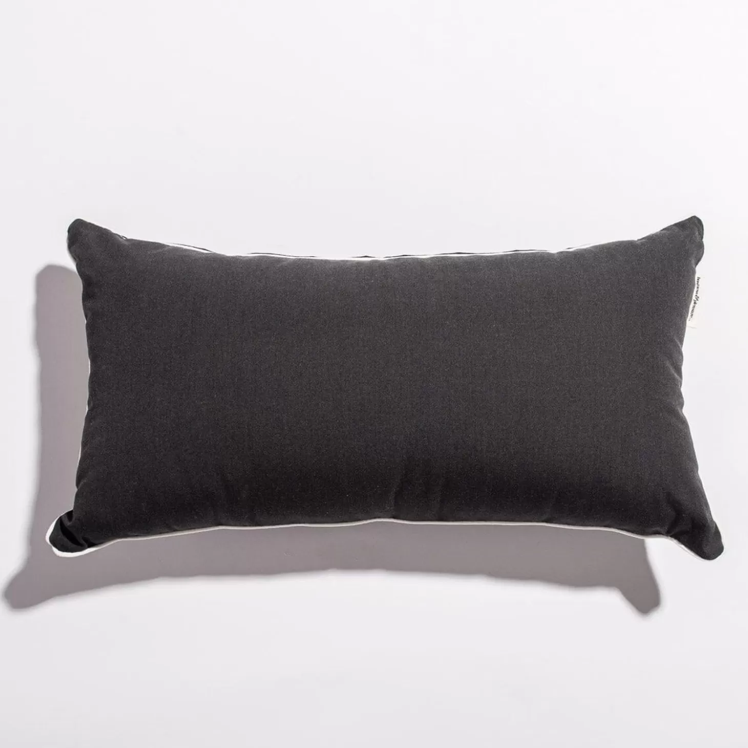 Outdoor Cushions>Business & Pleasure Co. The Rectangle Throw Pillow - Rivie Black