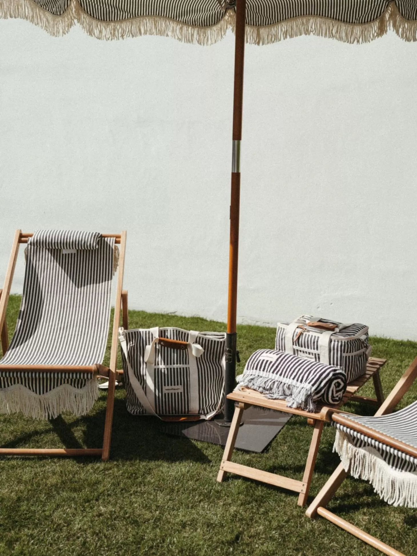 Sling Chairs>Business & Pleasure Co. The Sling Chair - Lauren'S Navy Stripe