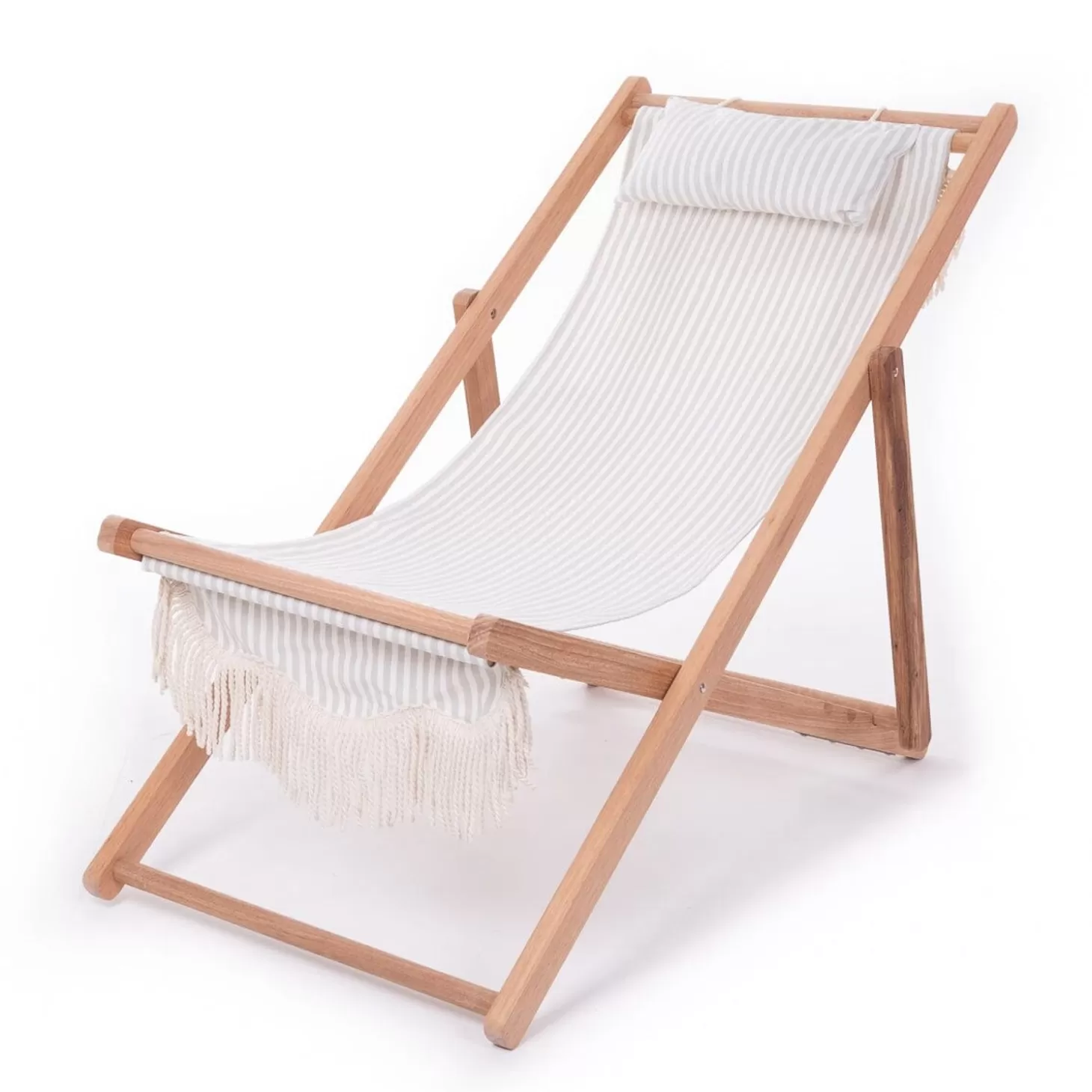 Sling Chairs>Business & Pleasure Co. The Sling Chair - Lauren'S Sage Stripe