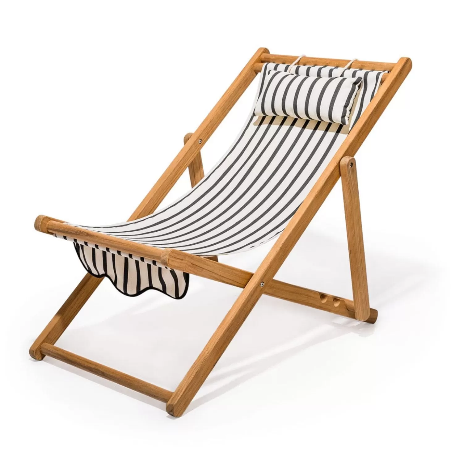 Sling Chairs>Business & Pleasure Co. The Sling Chair - Monaco Black Stripe