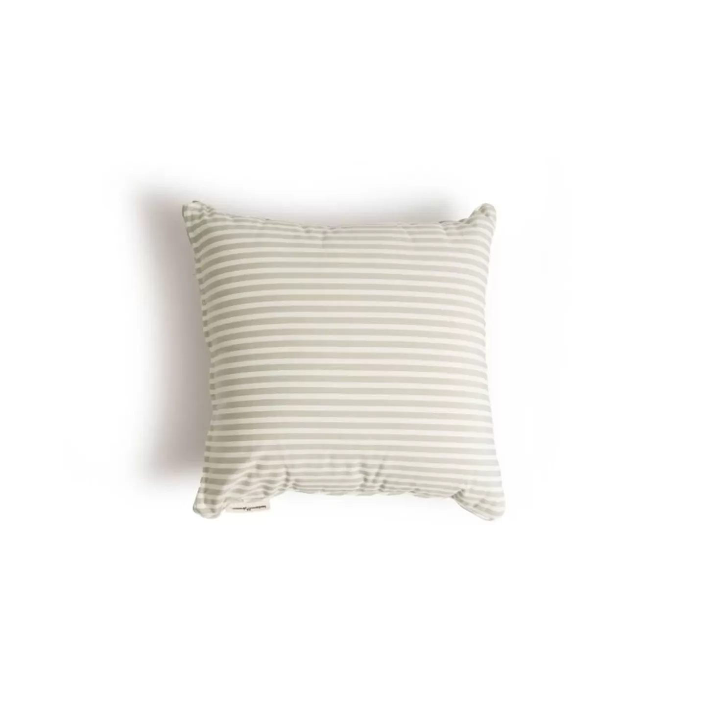 Outdoor Cushions>Business & Pleasure Co. The Small Square Throw Pillow - Lauren'S Sage Stripe