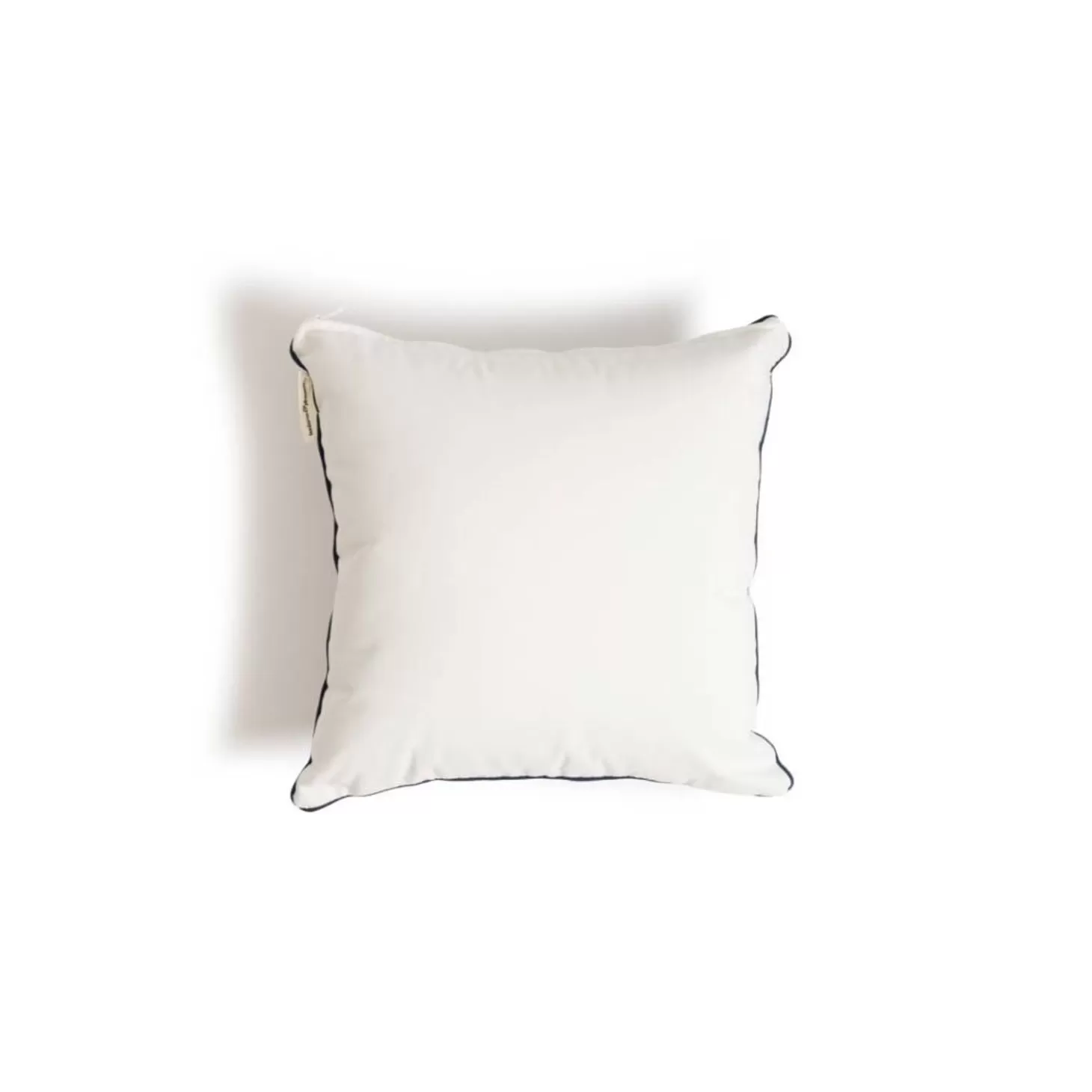 Outdoor Cushions>Business & Pleasure Co. The Small Square Throw Pillow - Rivie White