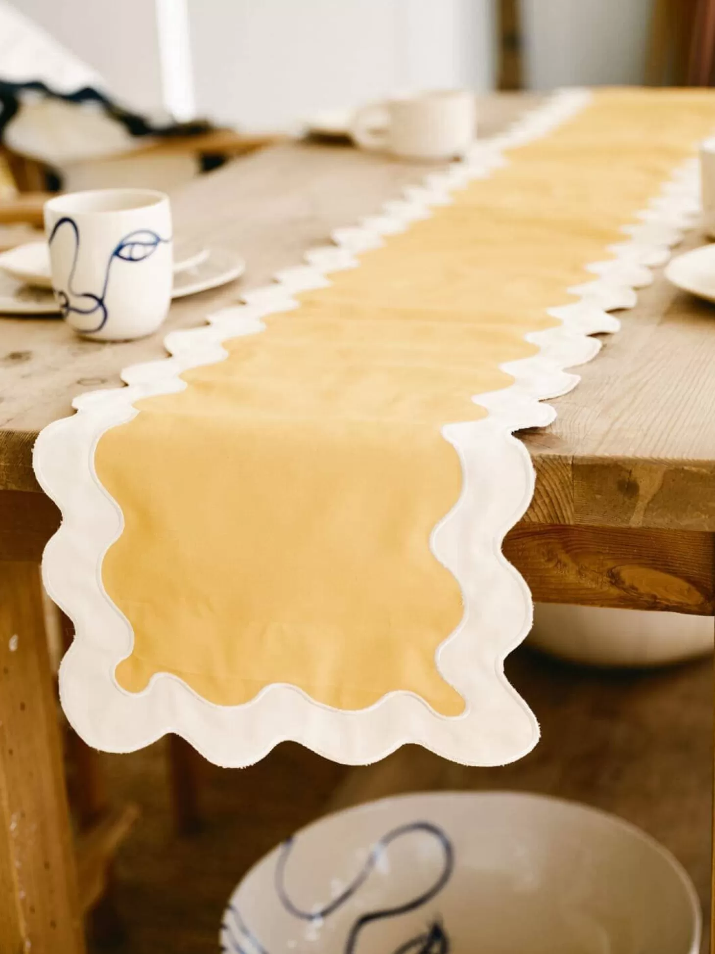 Table Linens>Business & Pleasure Co. The Table Runner - Rivie Mimosa