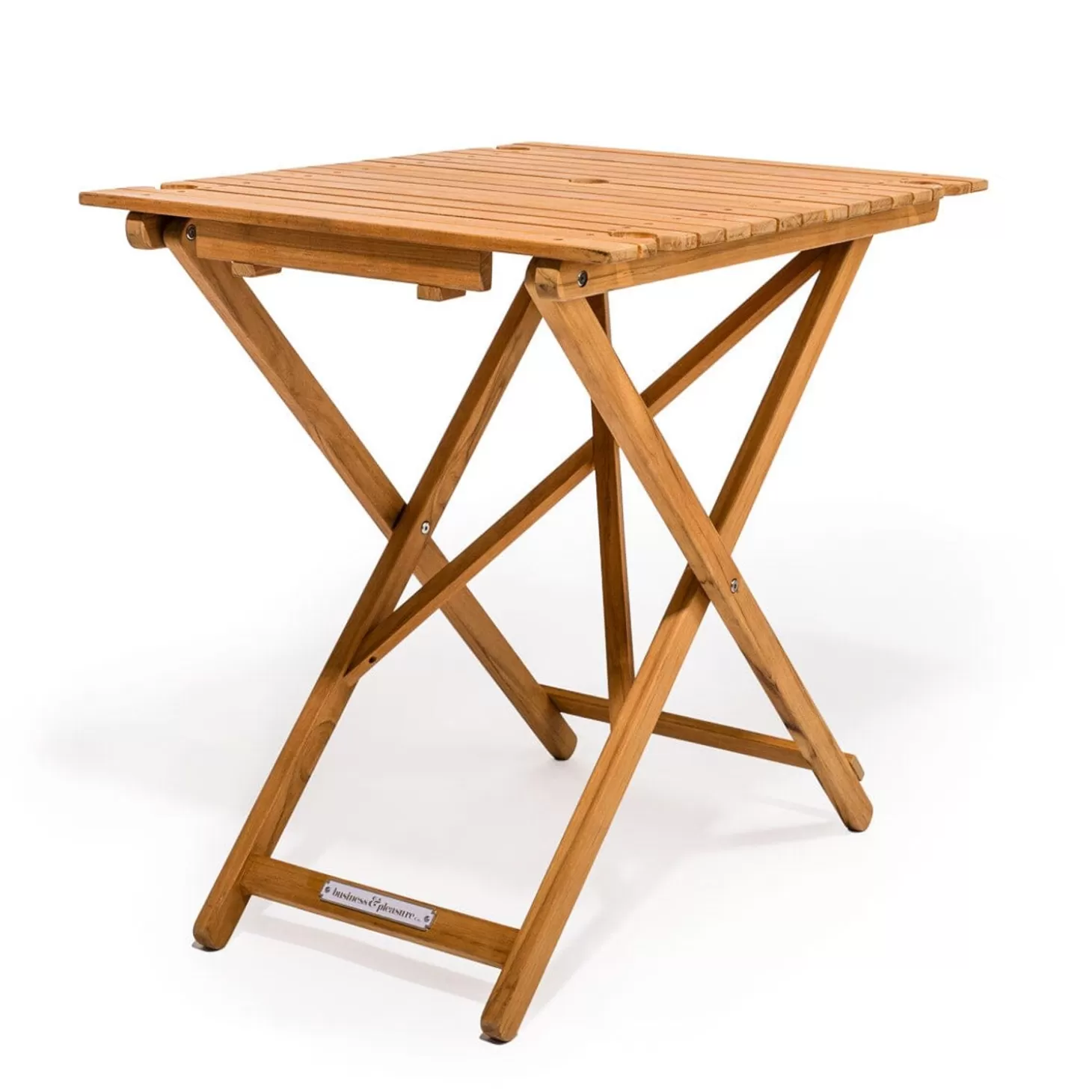 Picnic Tables>Business & Pleasure Co. The Tall Folding Table - Teak