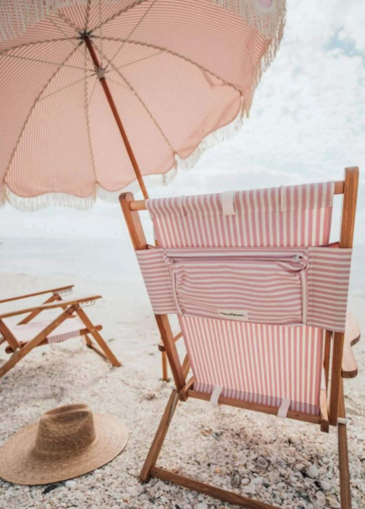 Tommy Chairs>Business & Pleasure Co. The Tommy Chair - Lauren'S Pink Stripe