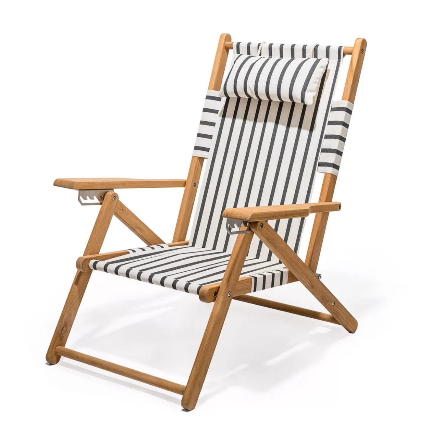 Tommy Chairs>Business & Pleasure Co. The Tommy Chair - Monaco Black Stripe