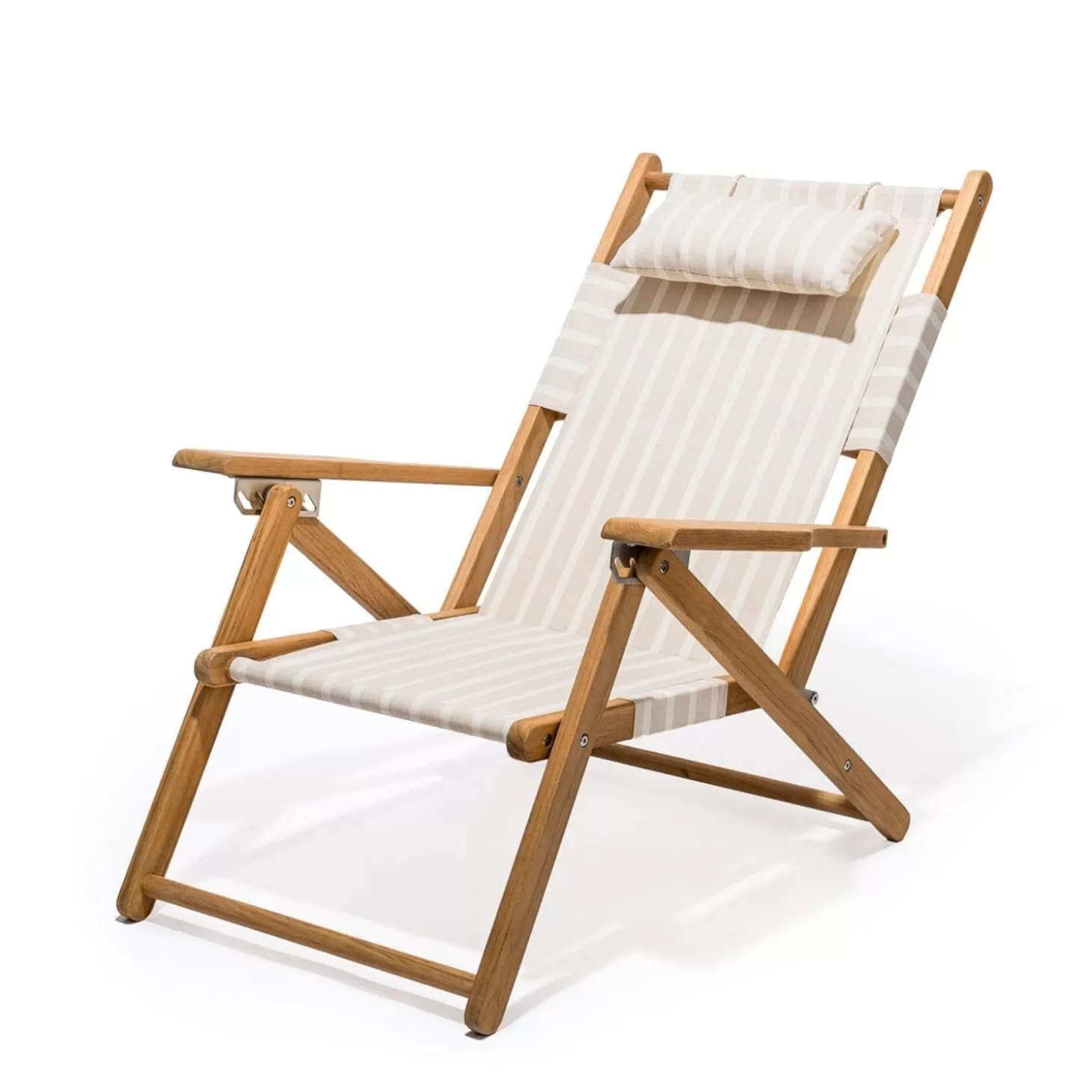 Tommy Chairs>Business & Pleasure Co. The Tommy Chair - Monaco Natural Stripe