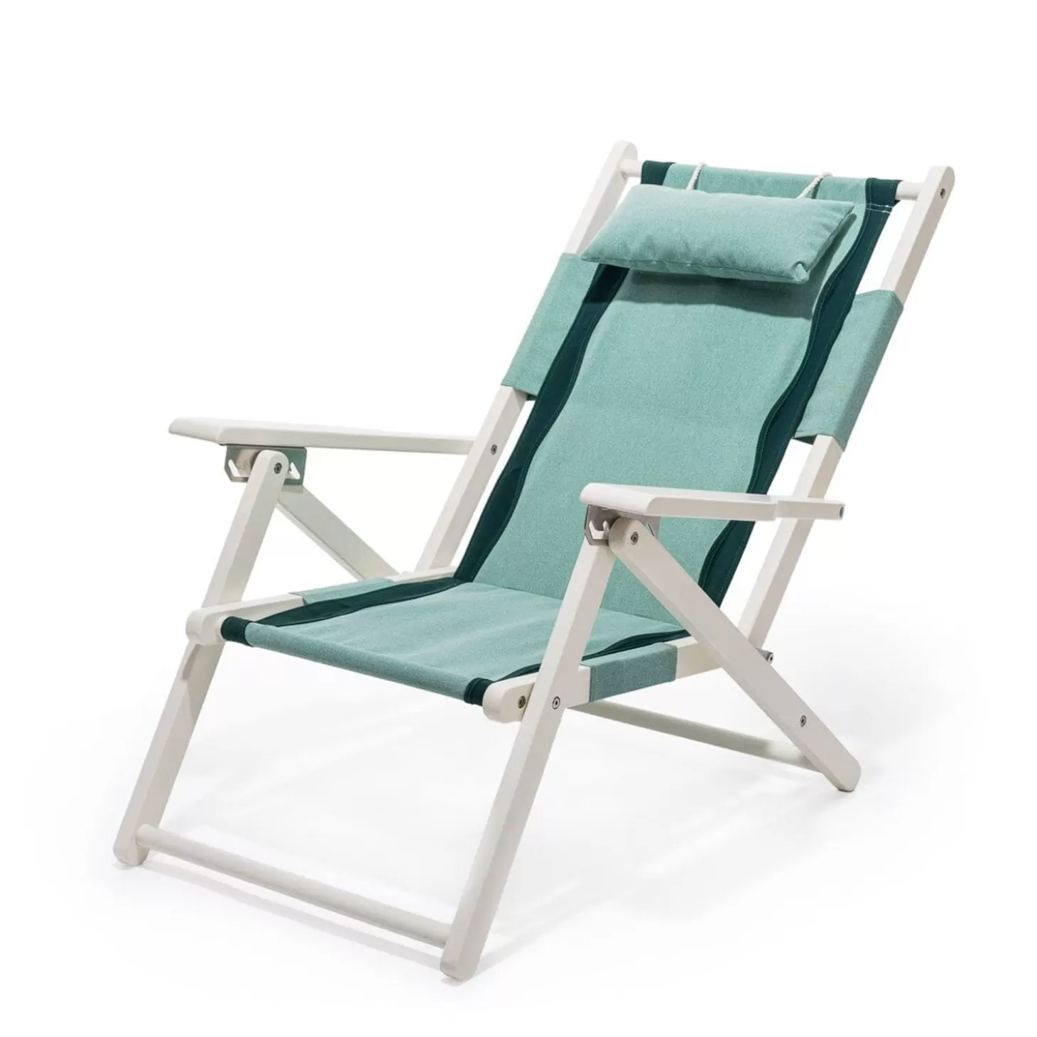 Tommy Chairs>Business & Pleasure Co. The Tommy Chair - White - Rivie Green