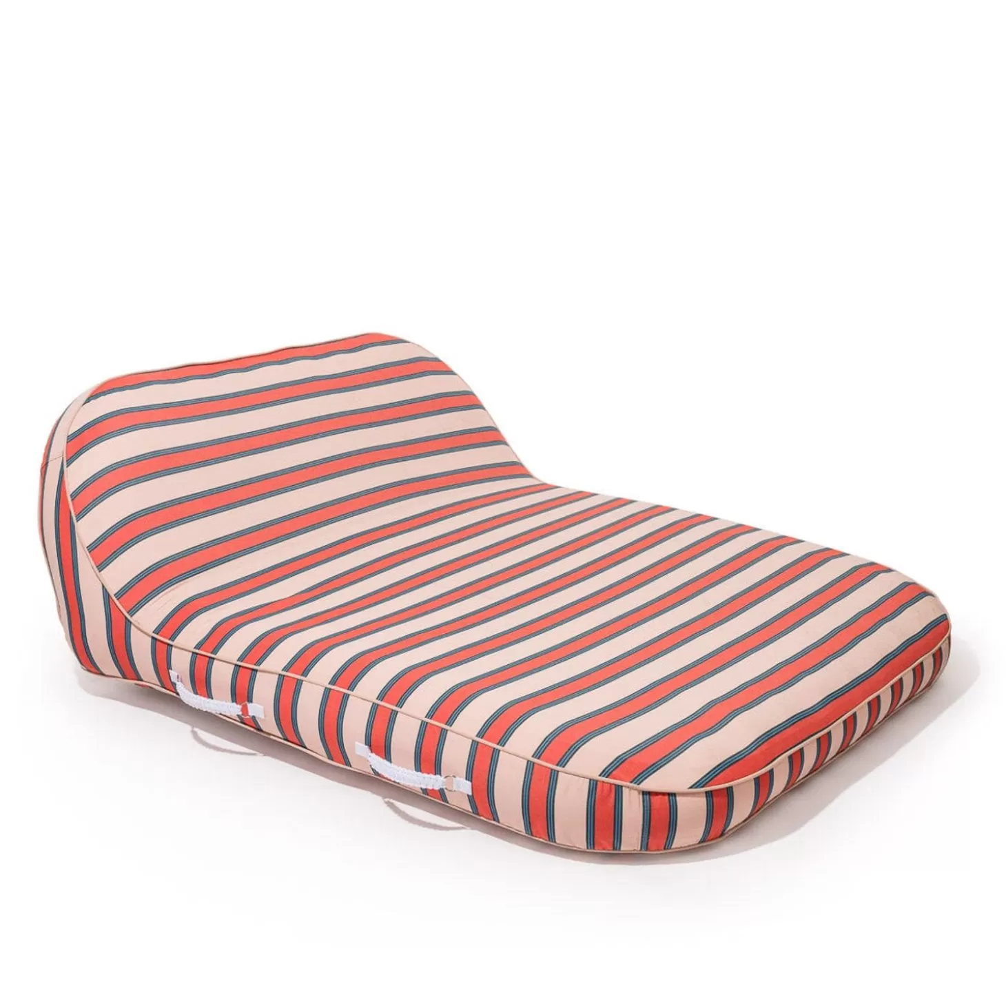 Xl Pool Loungers>Business & Pleasure Co. The Xl Pool Lounger - Bistro Dusty Pink Stripe