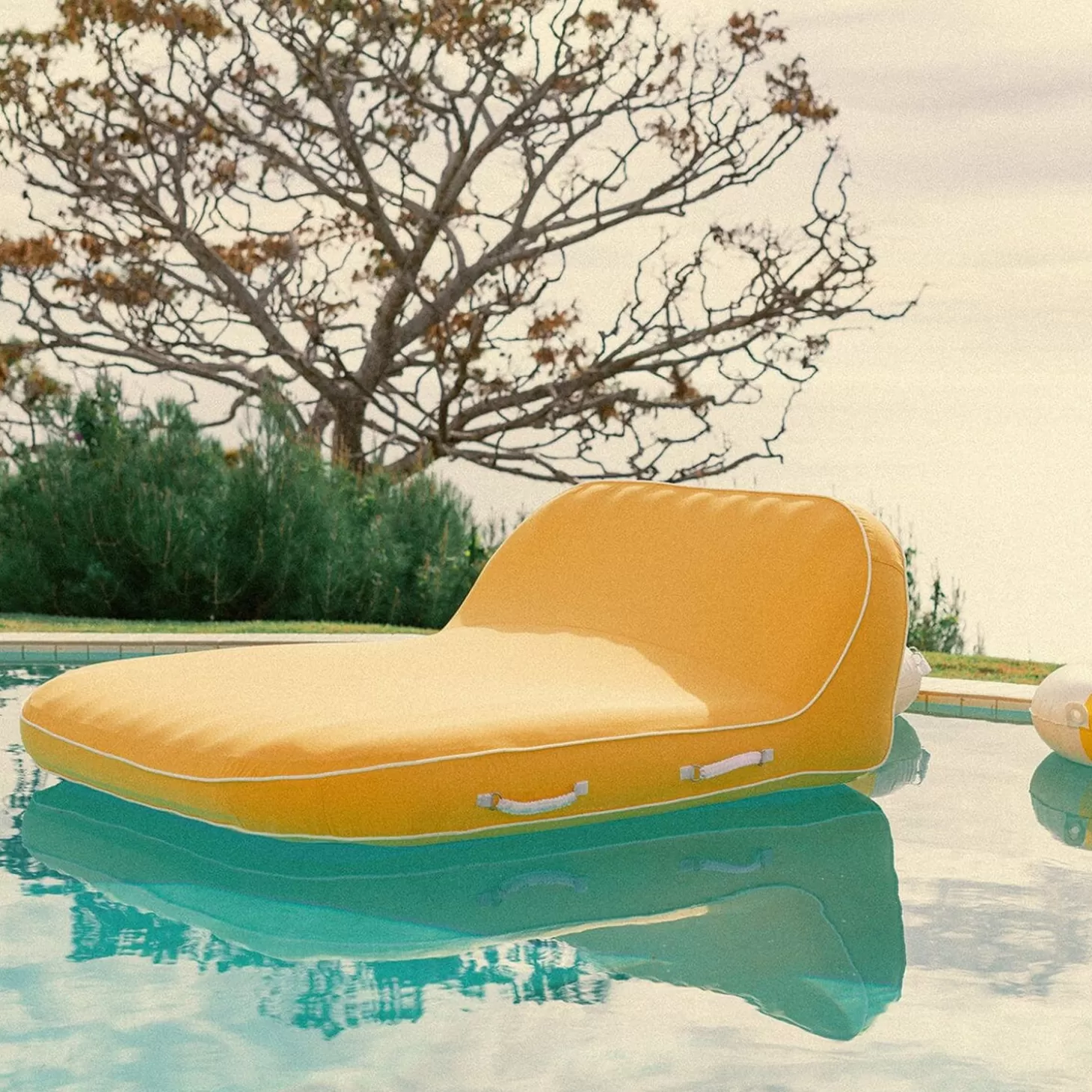 Xl Pool Loungers>Business & Pleasure Co. The Xl Pool Lounger - Rivie Mimosa